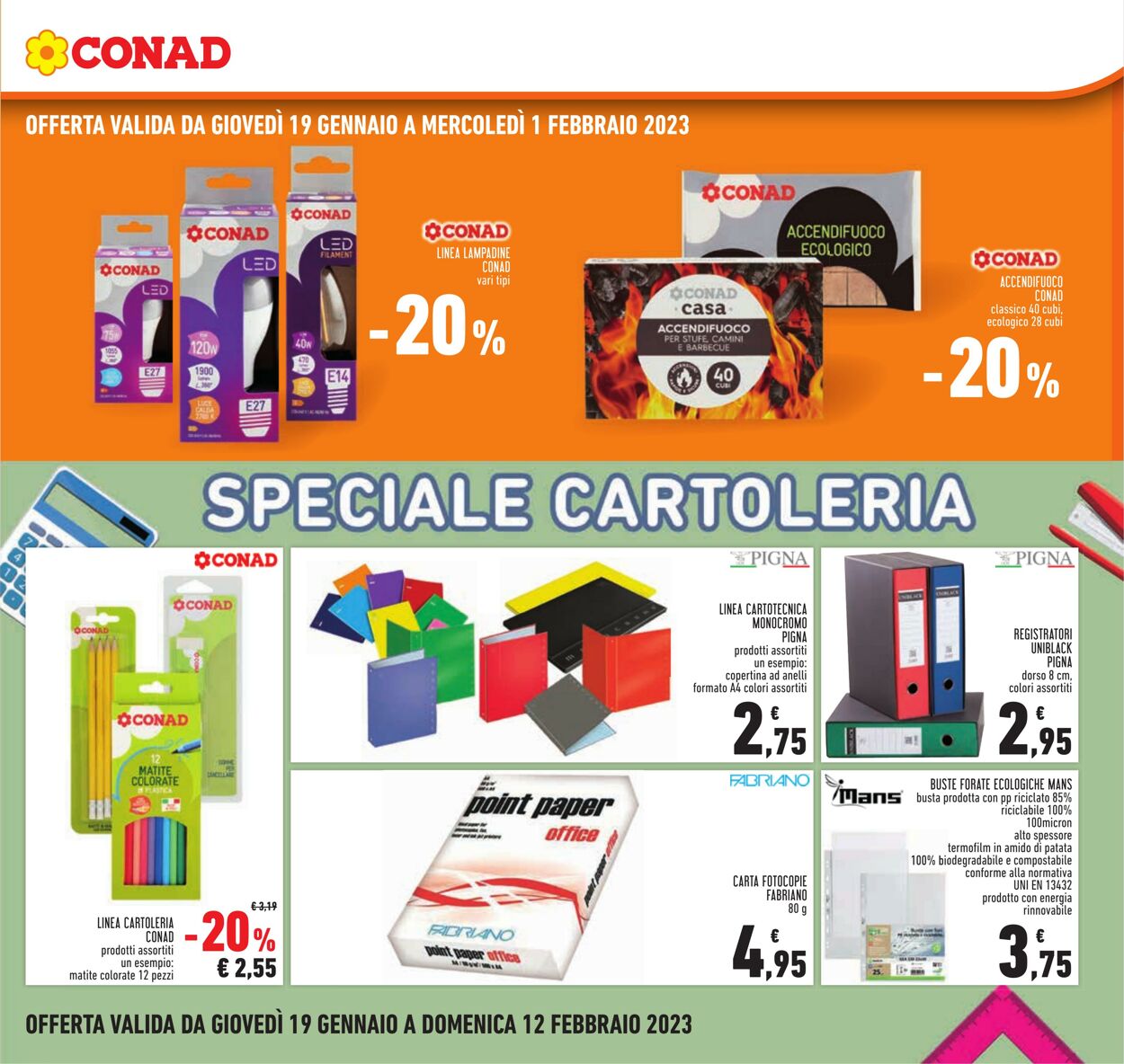 Volantino Conad 19.01.2023 - 01.02.2023