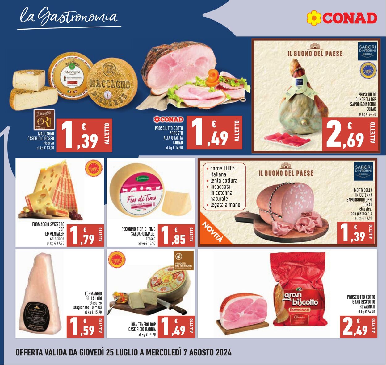 Volantino Conad 25.07.2024 - 07.08.2024