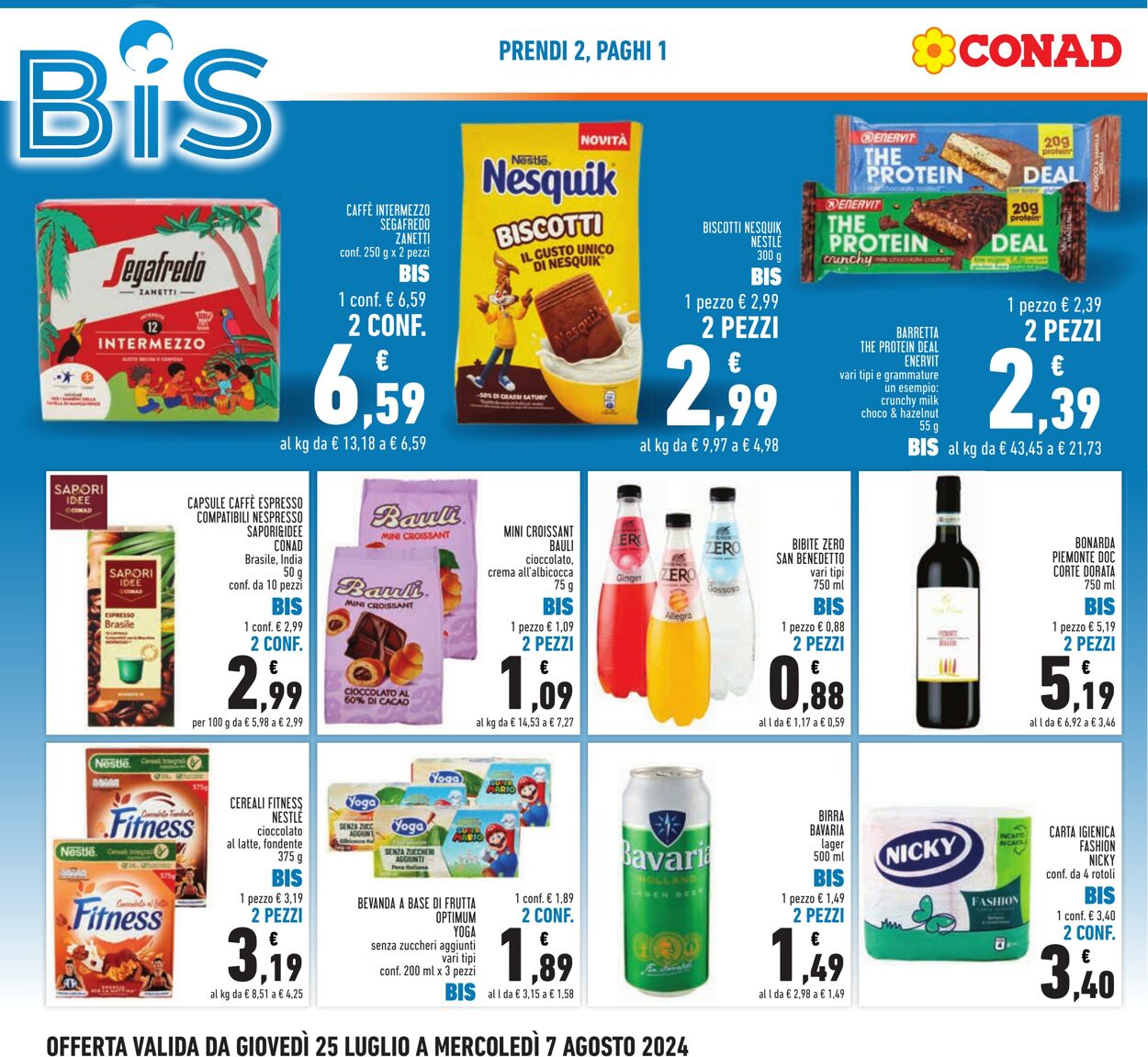 Volantino Conad 25.07.2024 - 07.08.2024