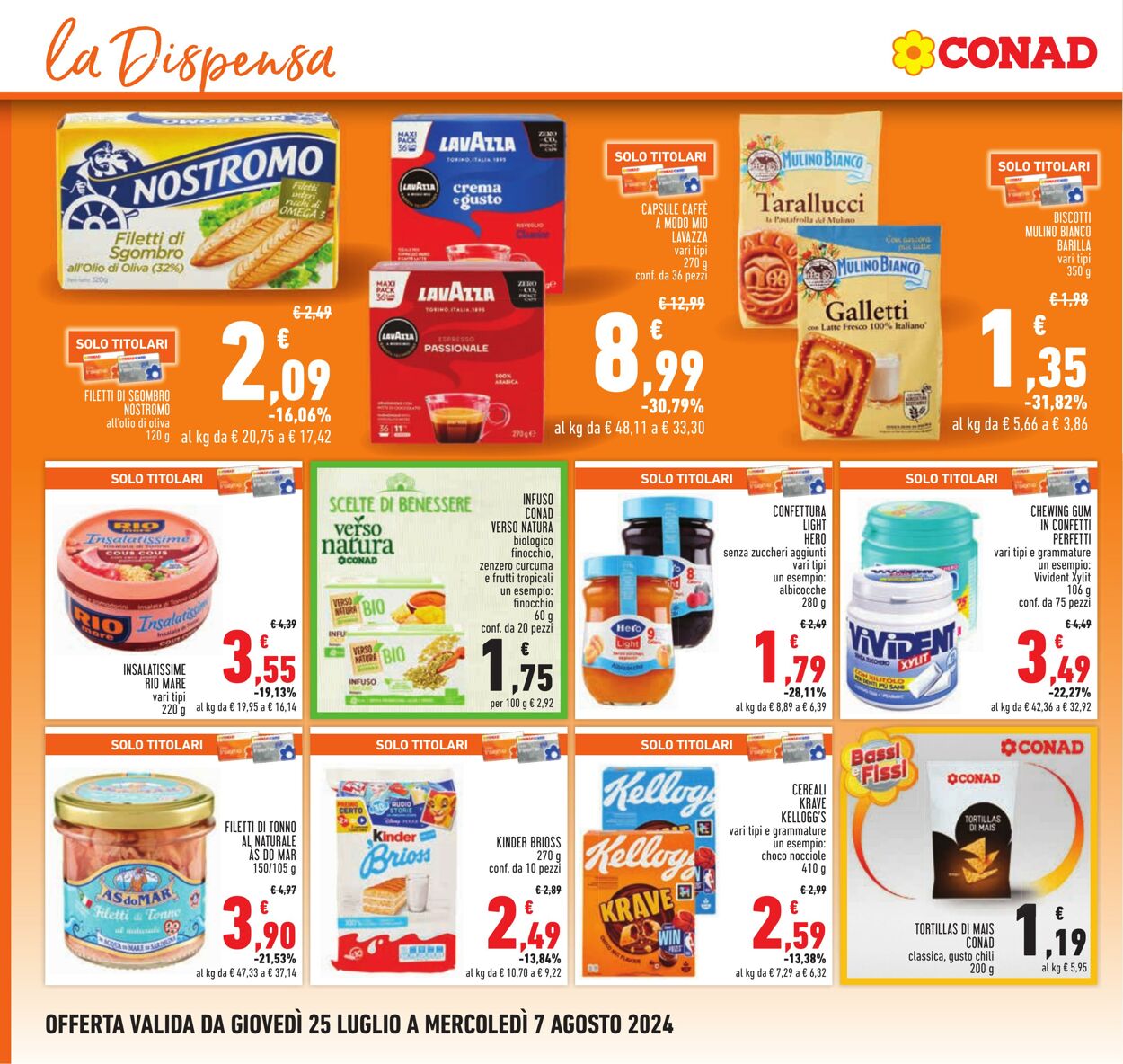 Volantino Conad 25.07.2024 - 07.08.2024