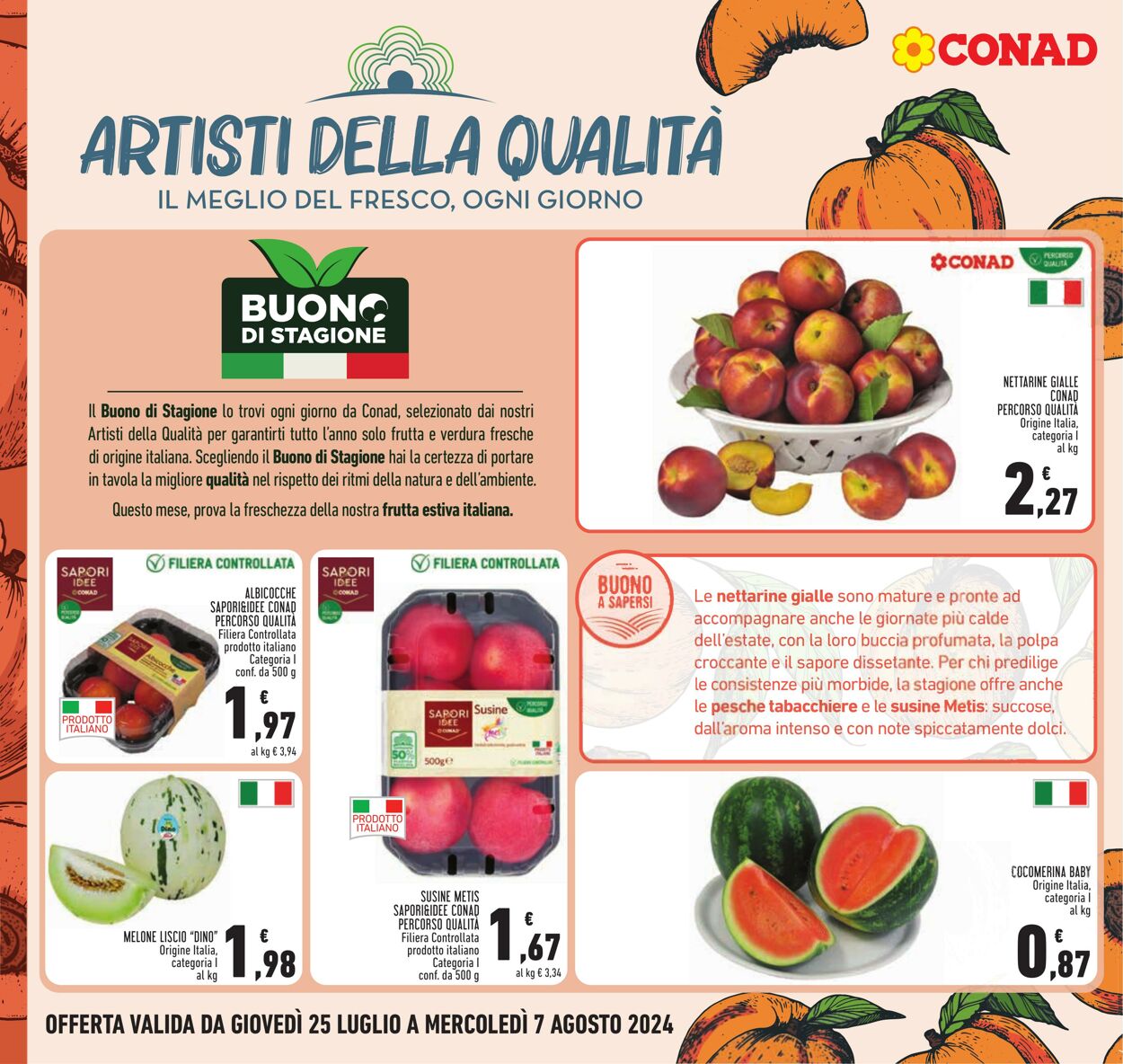 Volantino Conad 25.07.2024 - 07.08.2024