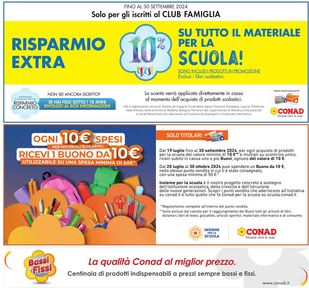 Volantino Conad 25.07.2024 - 07.08.2024