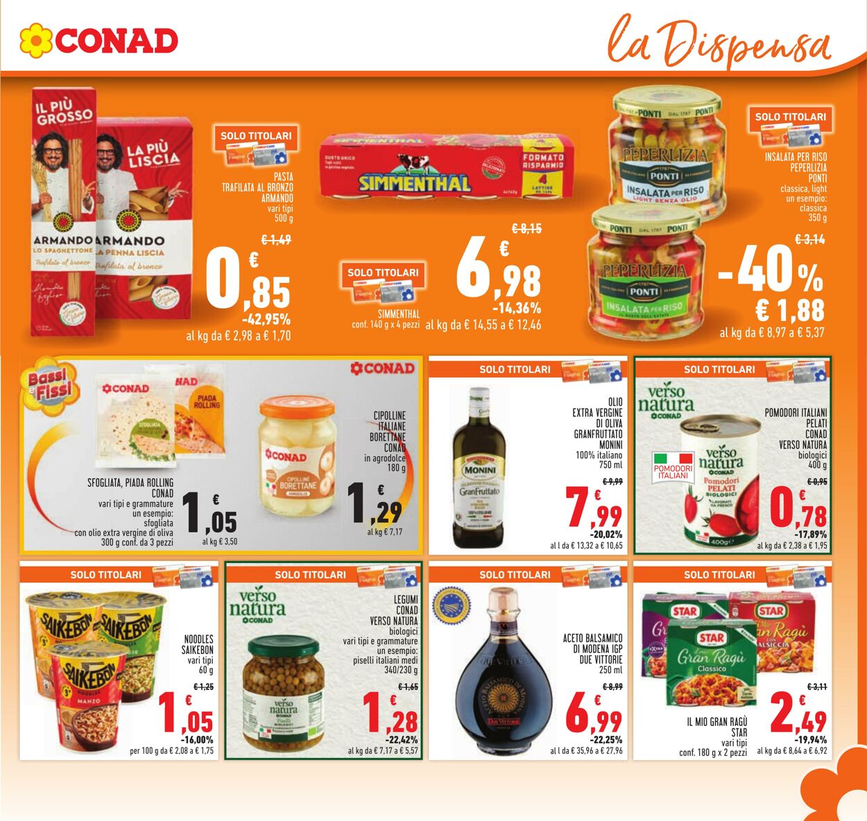 Volantino Conad 25.07.2024 - 07.08.2024