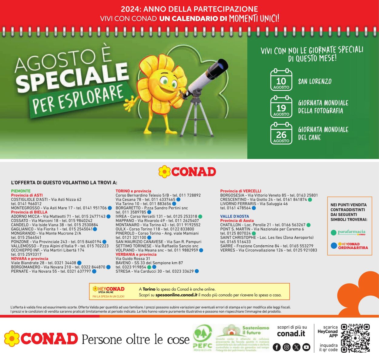 Volantino Conad 25.07.2024 - 07.08.2024