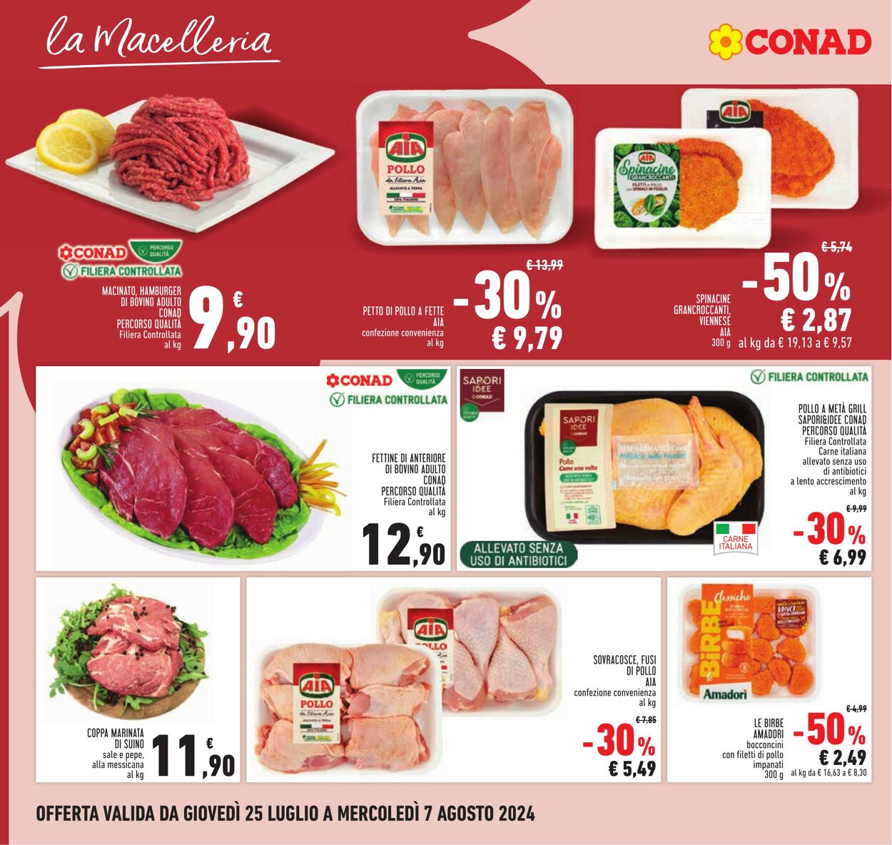 Volantino Conad 25.07.2024 - 07.08.2024