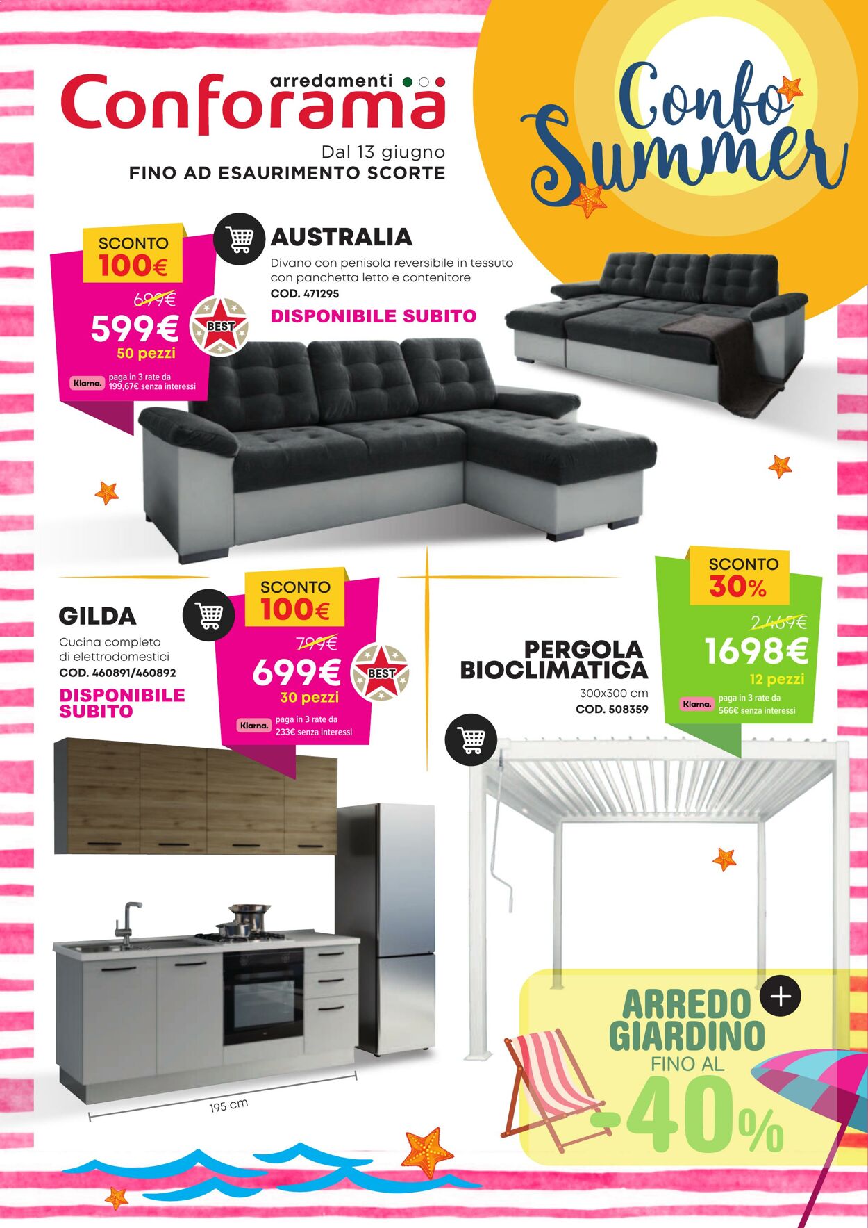 Volantino Conforama 13.06.2025 - 13.07.2025