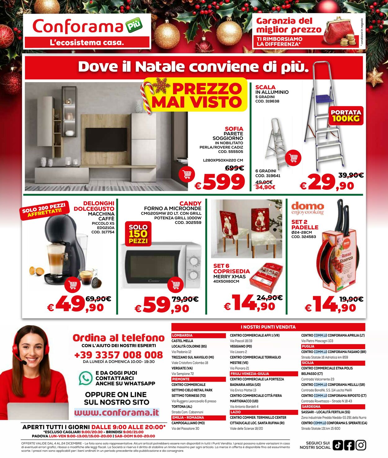 Volantino Conforama 04.12.2025 - 24.12.2025