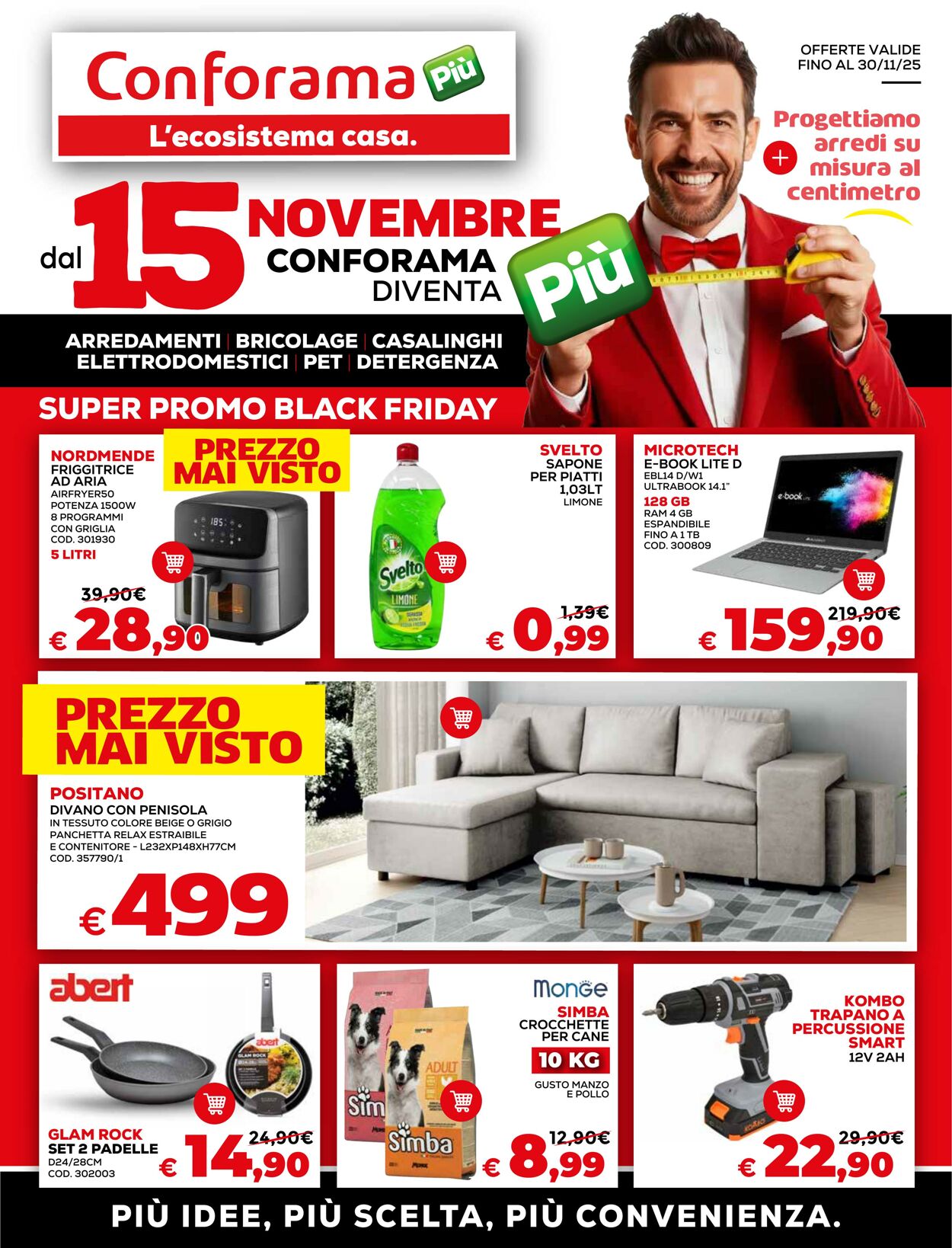 Volantino Conforama 17.11.2025 - 30.11.2025