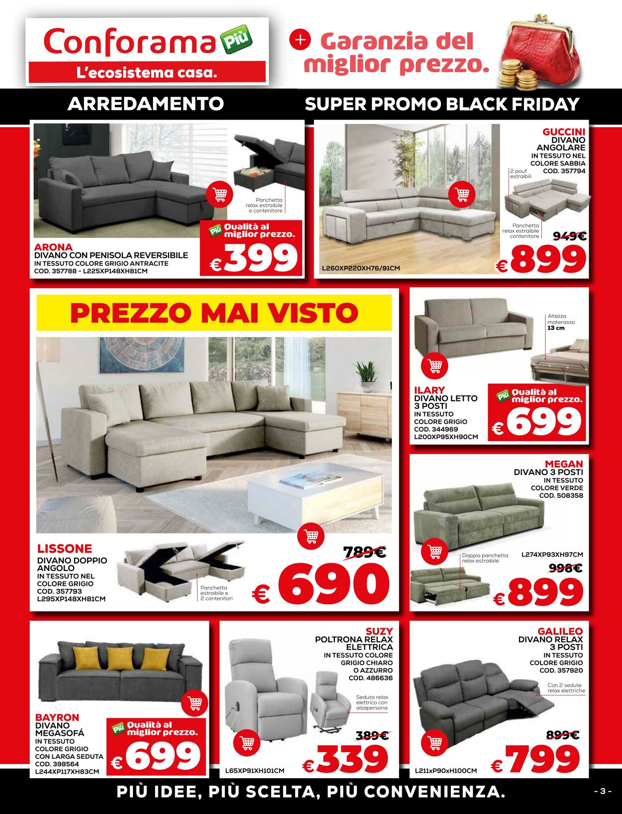 Volantino Conforama 17.11.2025 - 30.11.2025