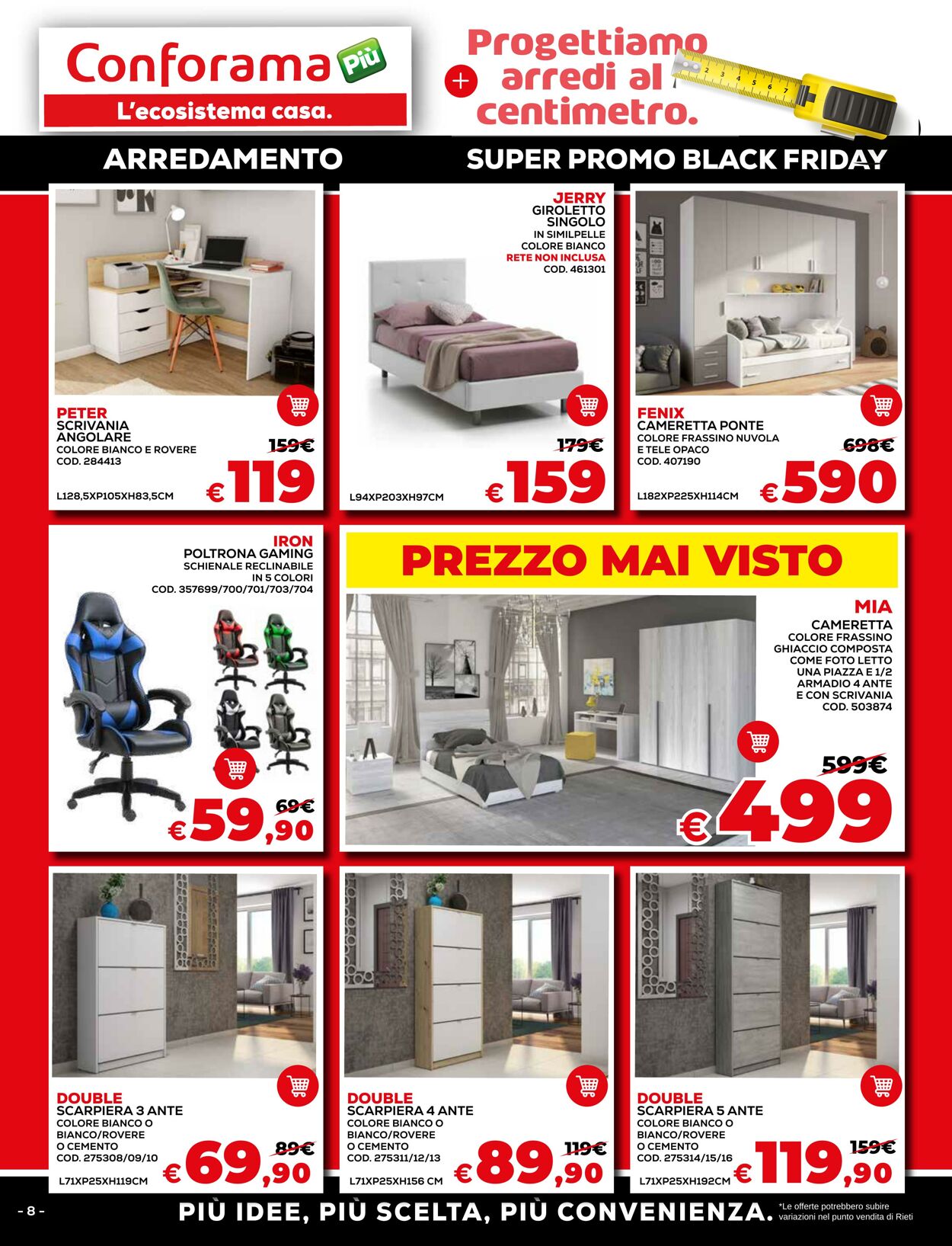 Volantino Conforama 17.11.2025 - 30.11.2025