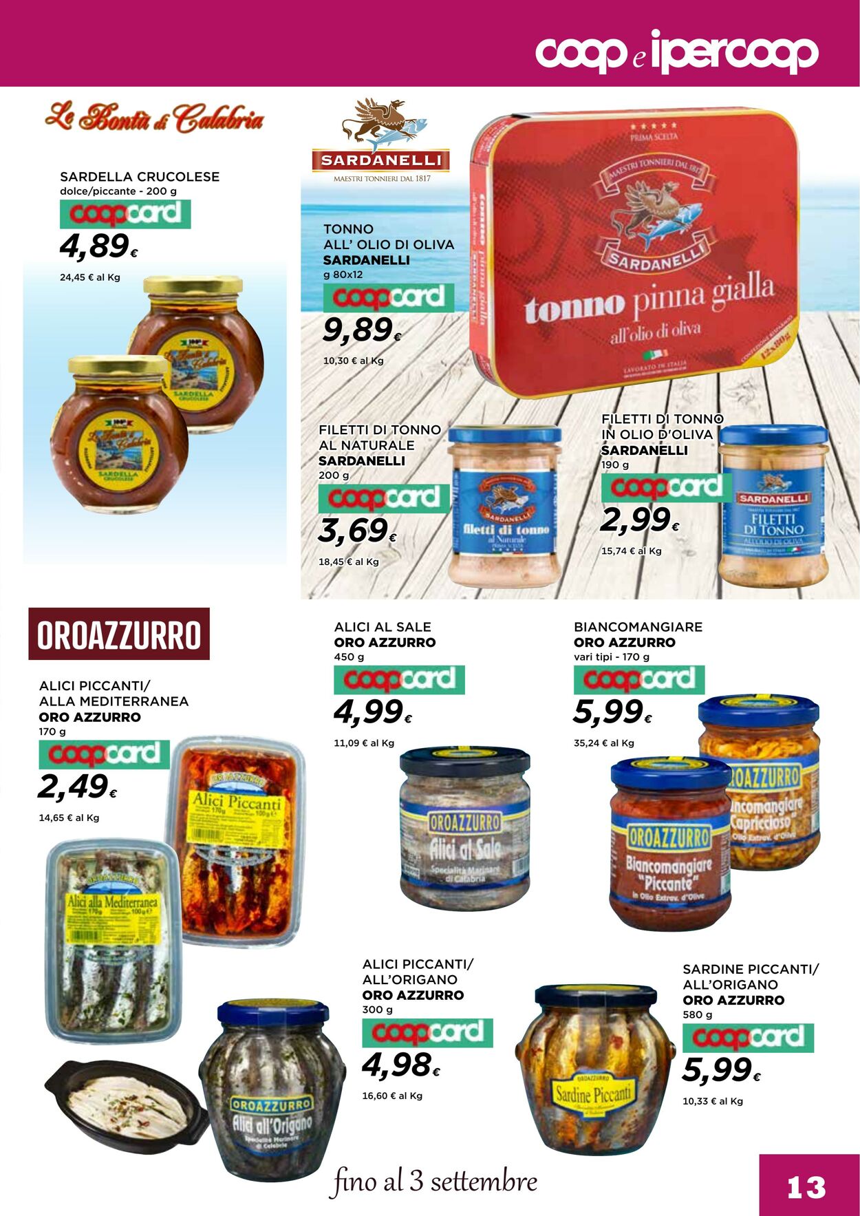 Volantino Coop 14.07.2023 - 03.09.2023