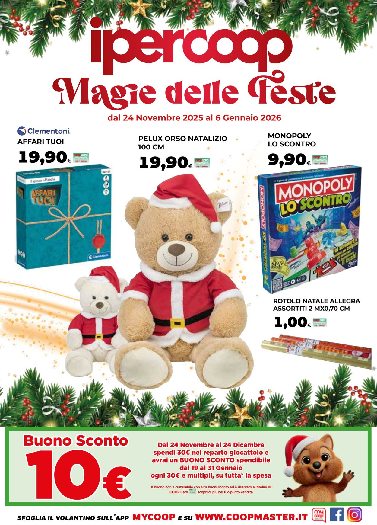 Volantino Coop 24.11.2025 - 06.01.2026