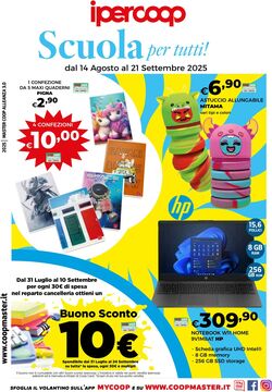 Volantino Coop 14.08.2025 - 21.09.2025