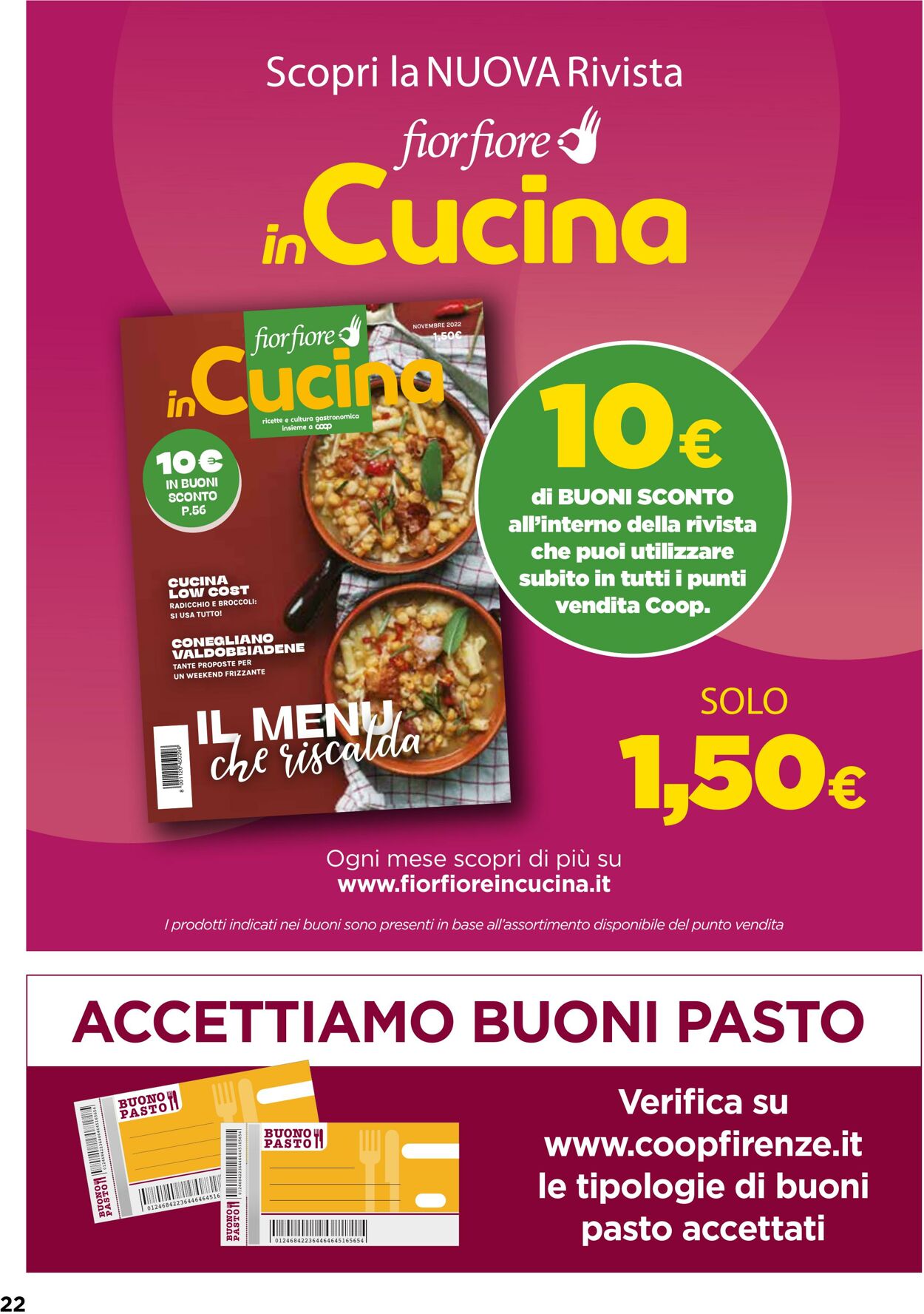 Volantino Coop 10.11.2022 - 23.11.2022