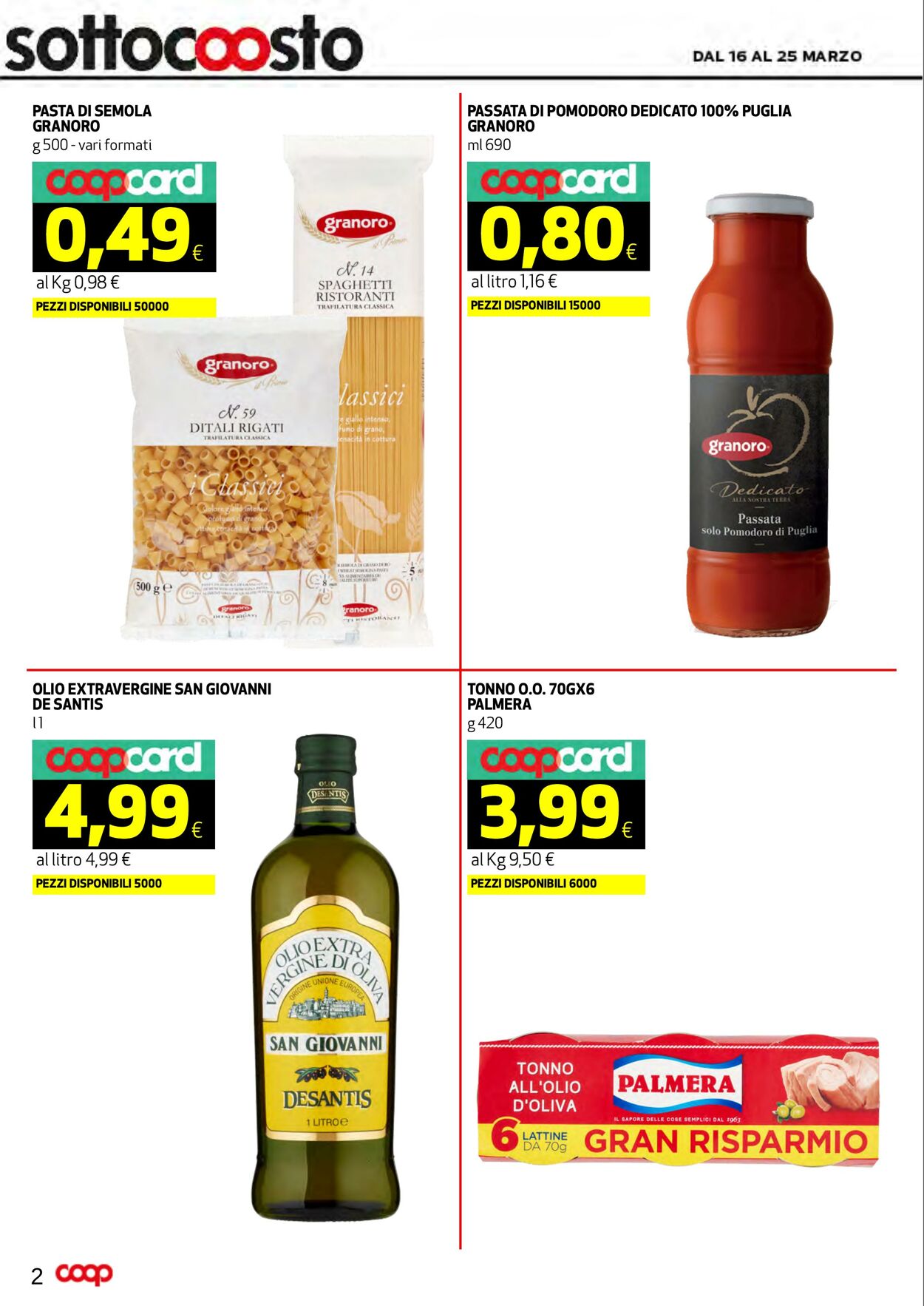 Volantino Coop 16.03.2026 - 25.03.2026