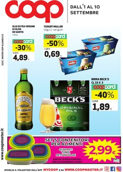 Volantino Coop 01.09.2025 - 10.09.2025