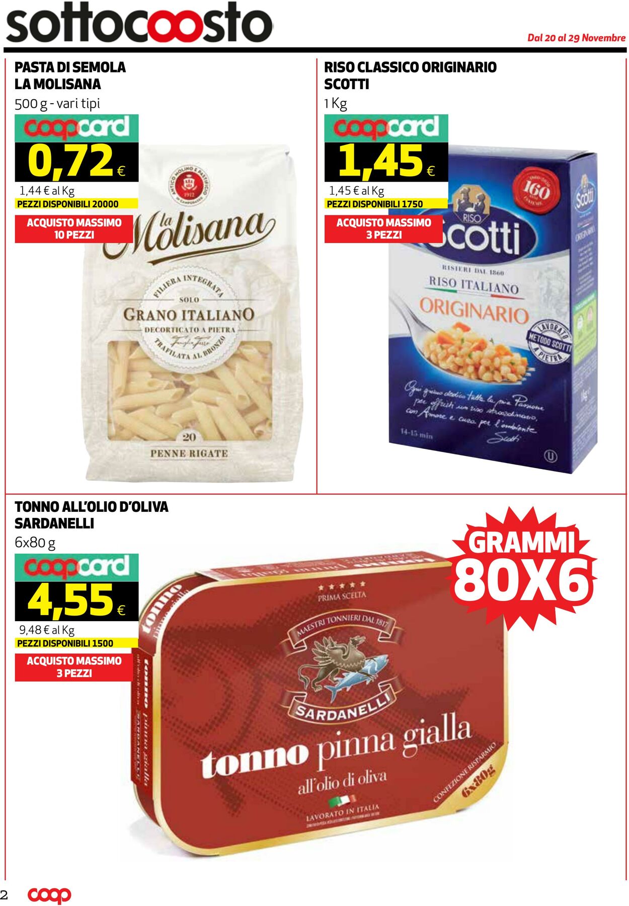 Volantino Coop 20.11.2023 - 29.11.2023