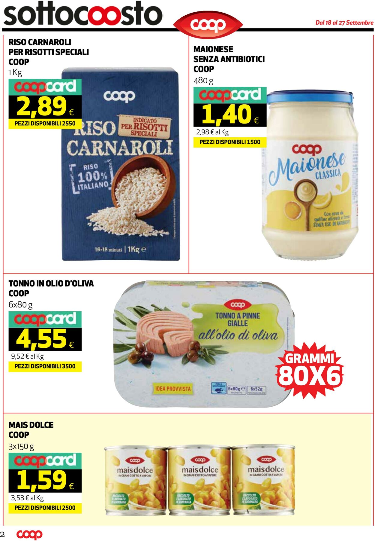 Volantino Coop 18.09.2023 - 27.09.2023