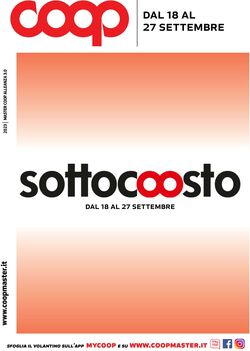 Volantino Coop 08.09.2023 - 05.10.2023