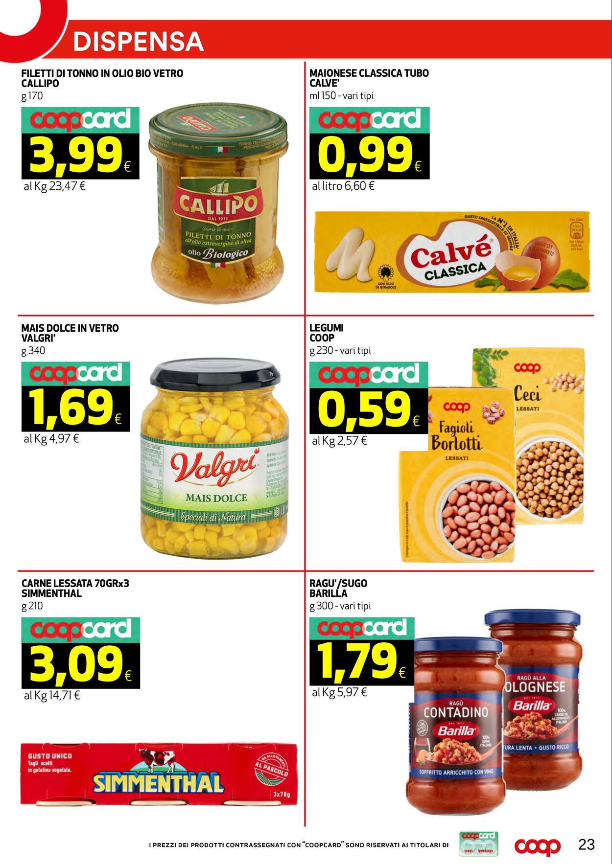 Volantino Coop 26.03.2026 - 06.04.2026