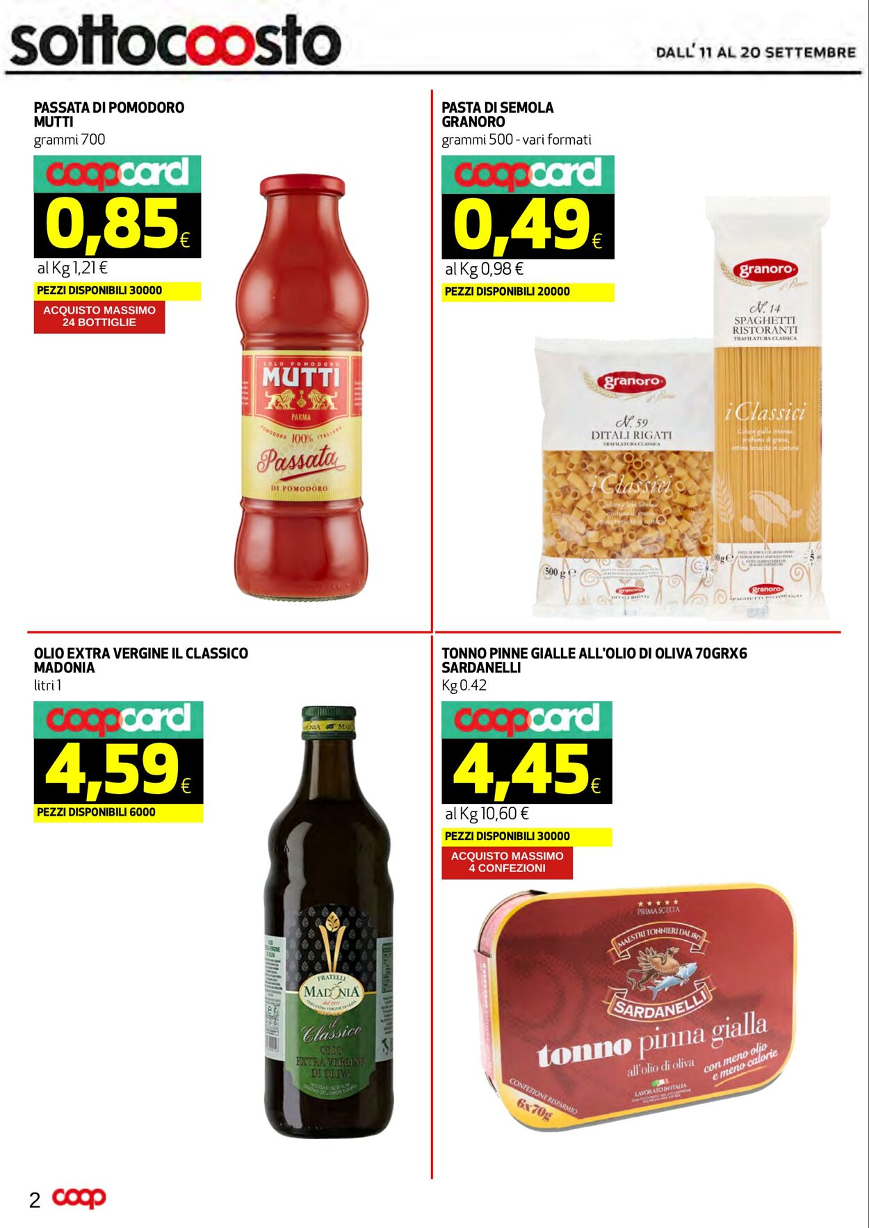 Volantino Coop 11.09.2025 - 21.09.2025