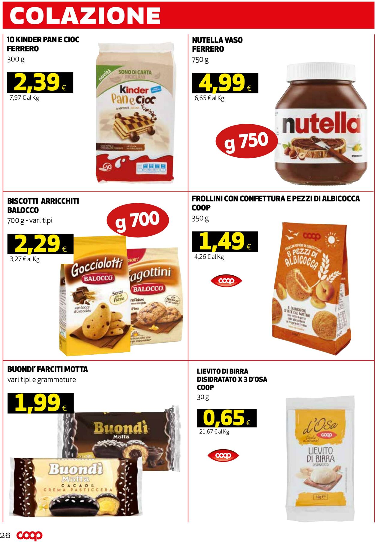 Volantino Coop 31.03.2023 - 10.04.2023