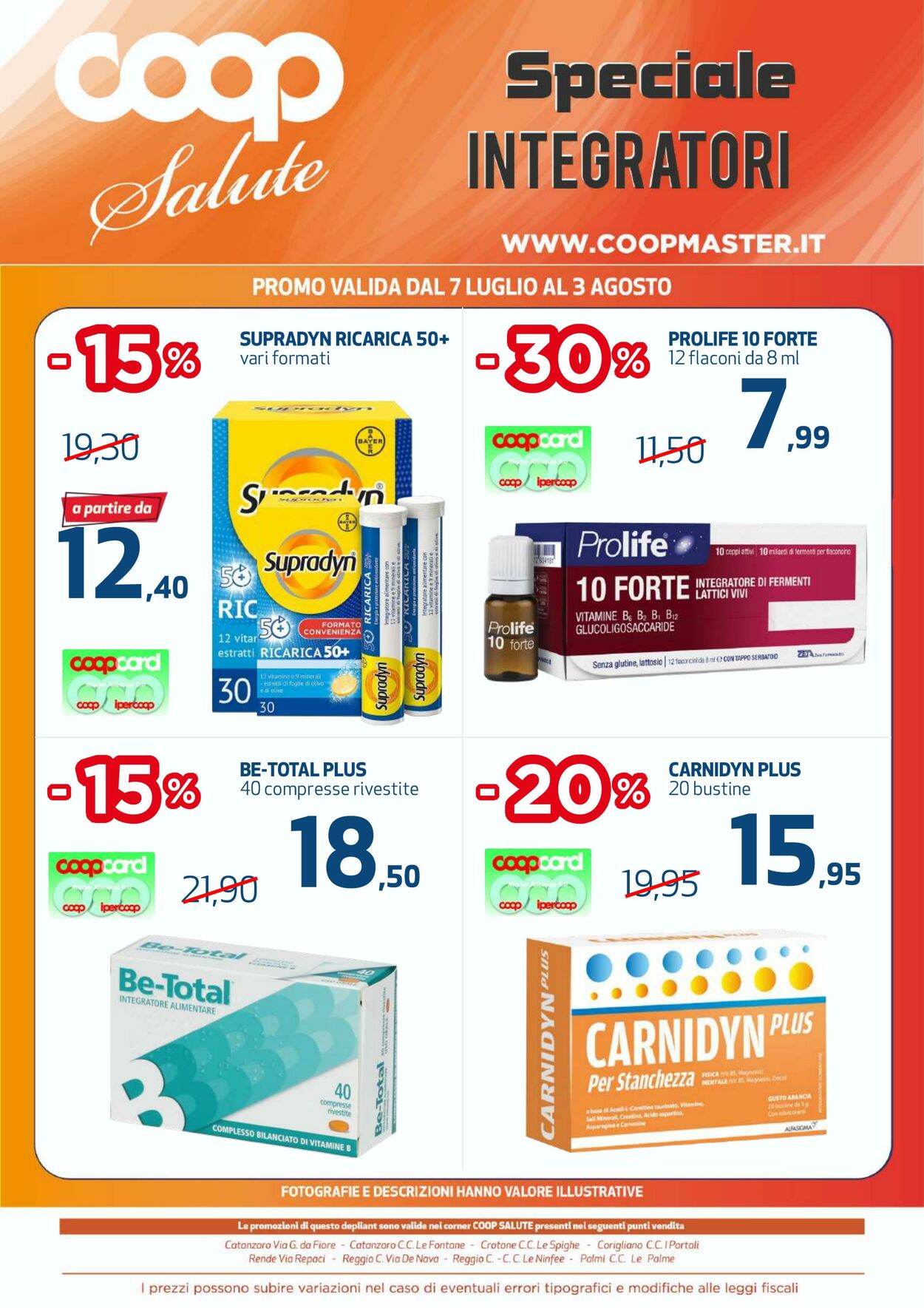 Volantino Coop 07.07.2023 - 03.08.2023