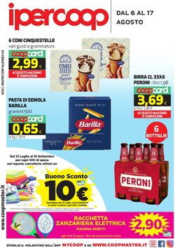 Volantino Coop 06.08.2025 - 17.08.2025