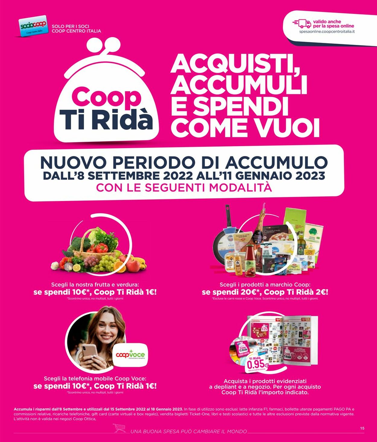 Volantino Coop 08.09.2022 - 21.09.2022