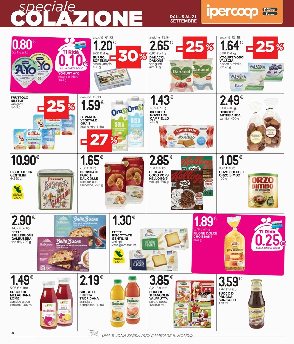 Volantino Coop 08.09.2022 - 21.09.2022