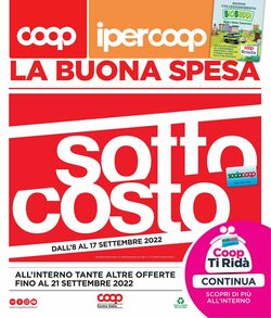 Volantino Coop 08.09.2022 - 21.09.2022