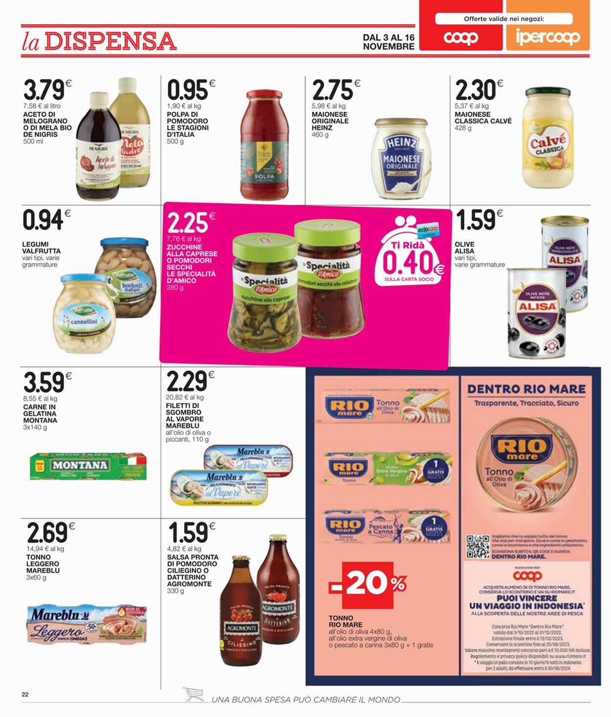 Volantino Coop 03.11.2022 - 16.11.2022