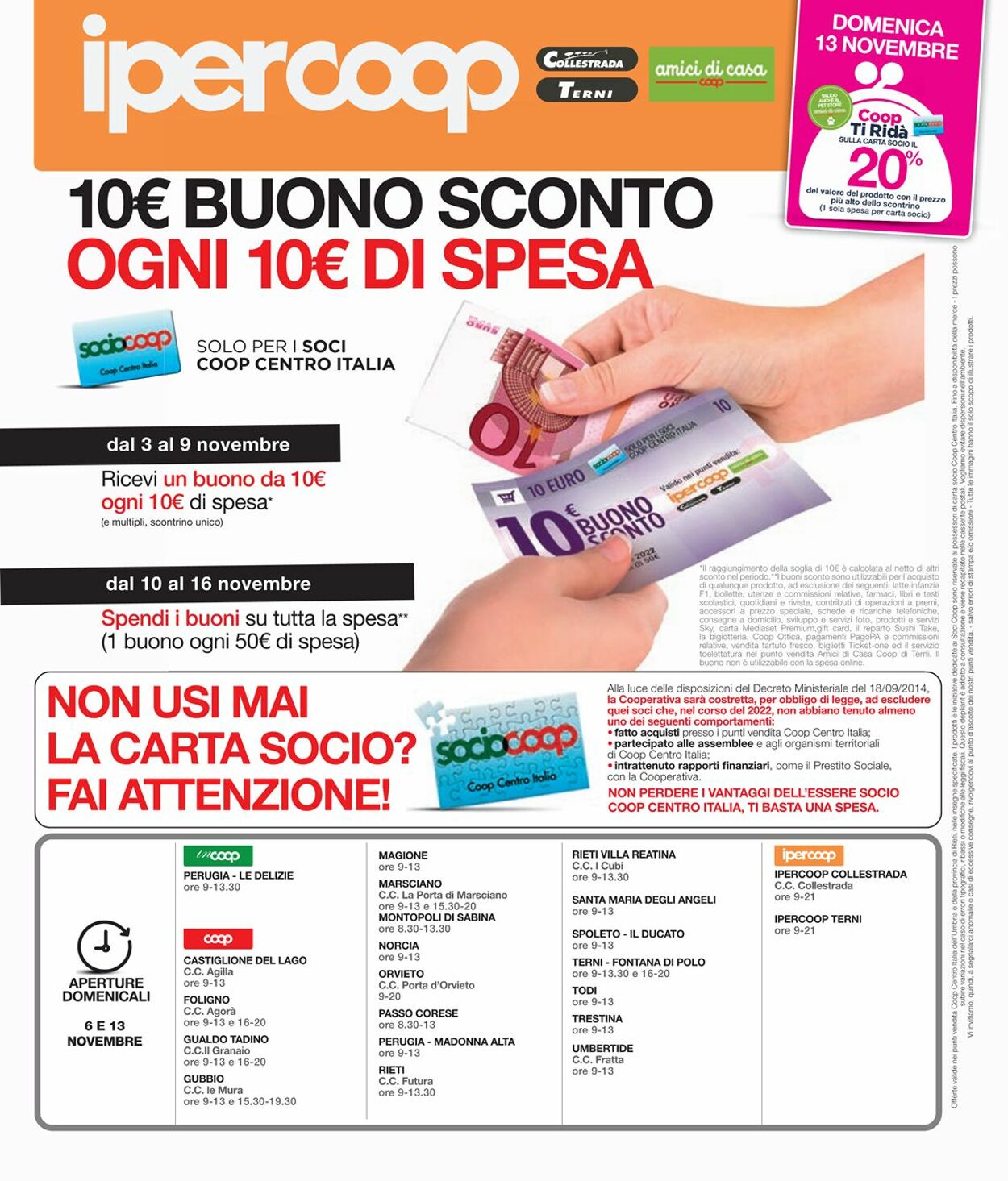 Volantino Coop 03.11.2022 - 16.11.2022