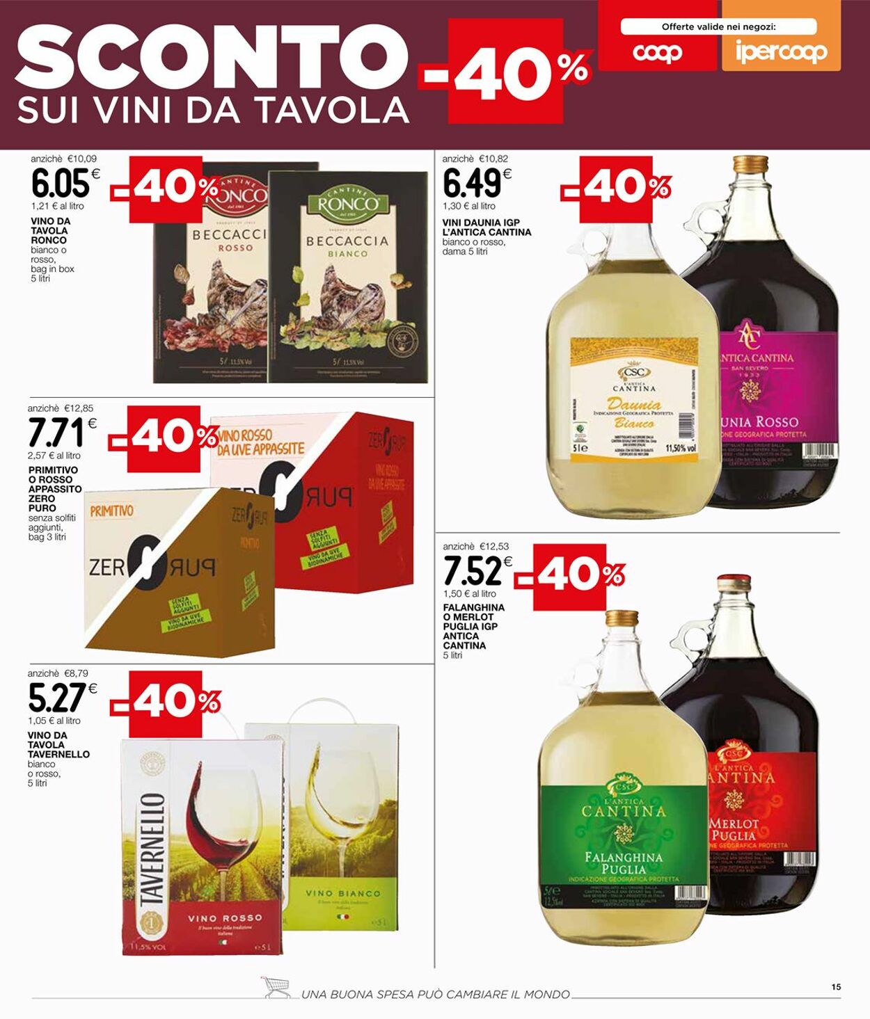 Volantino Coop 22.09.2022 - 05.10.2022