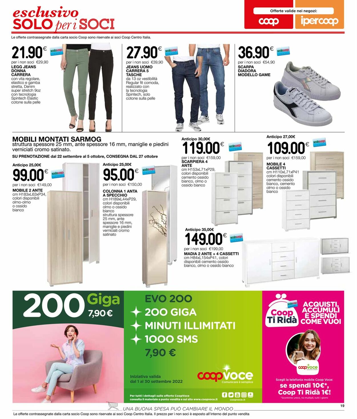 Volantino Coop 22.09.2022 - 05.10.2022