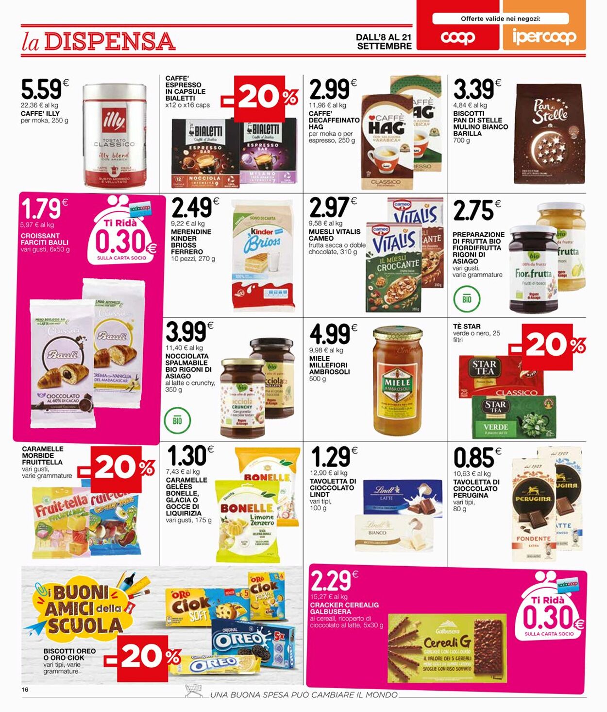 Volantino Coop 08.09.2022 - 21.09.2022