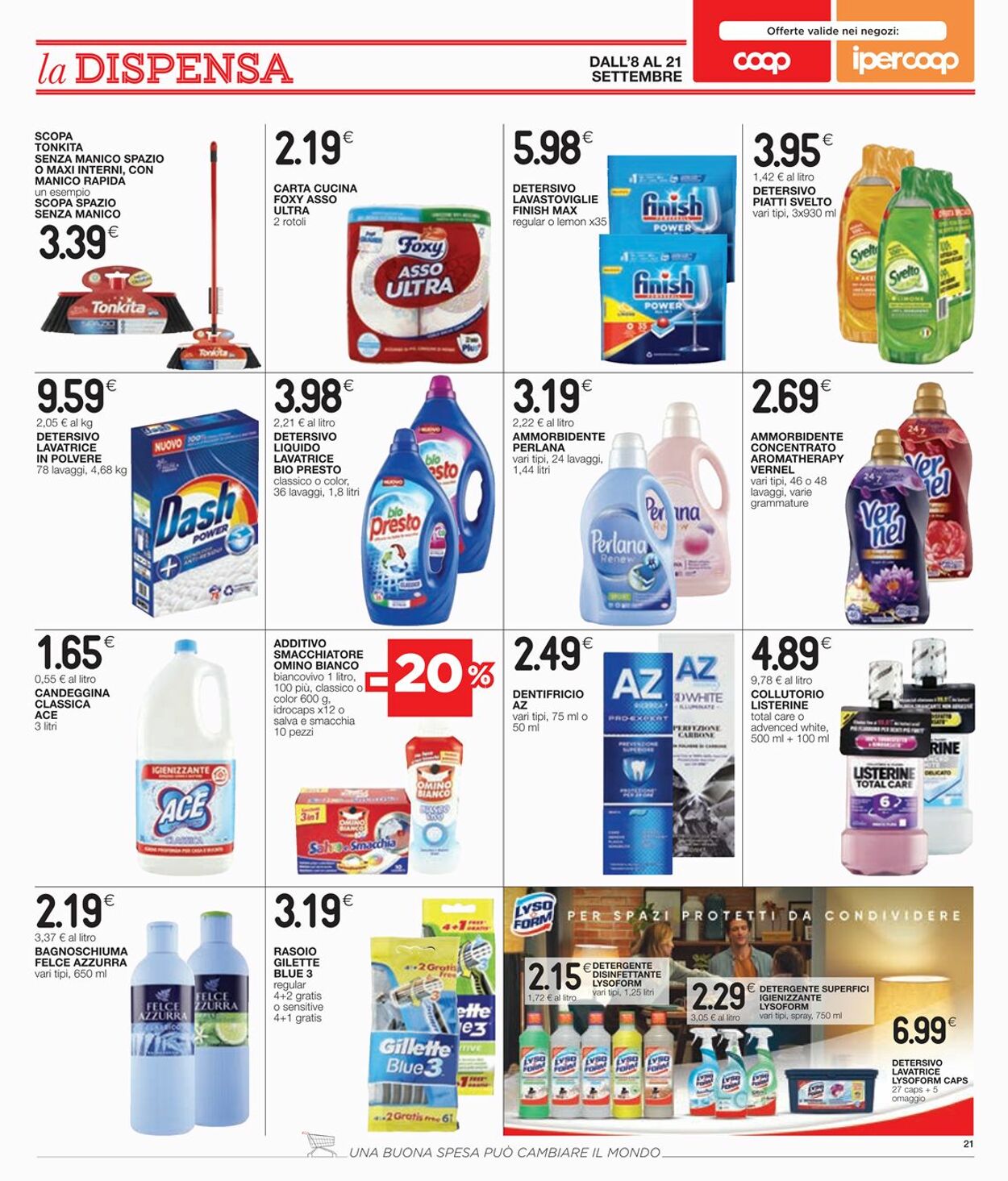 Volantino Coop 08.09.2022 - 21.09.2022