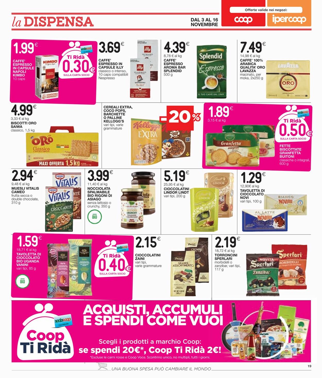 Volantino Coop 03.11.2022 - 16.11.2022