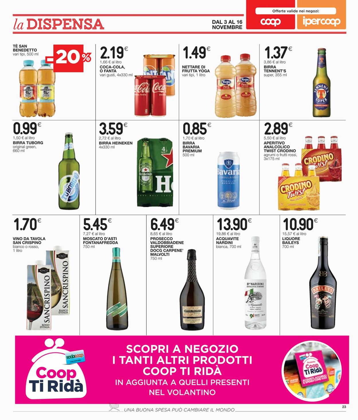 Volantino Coop 03.11.2022 - 16.11.2022