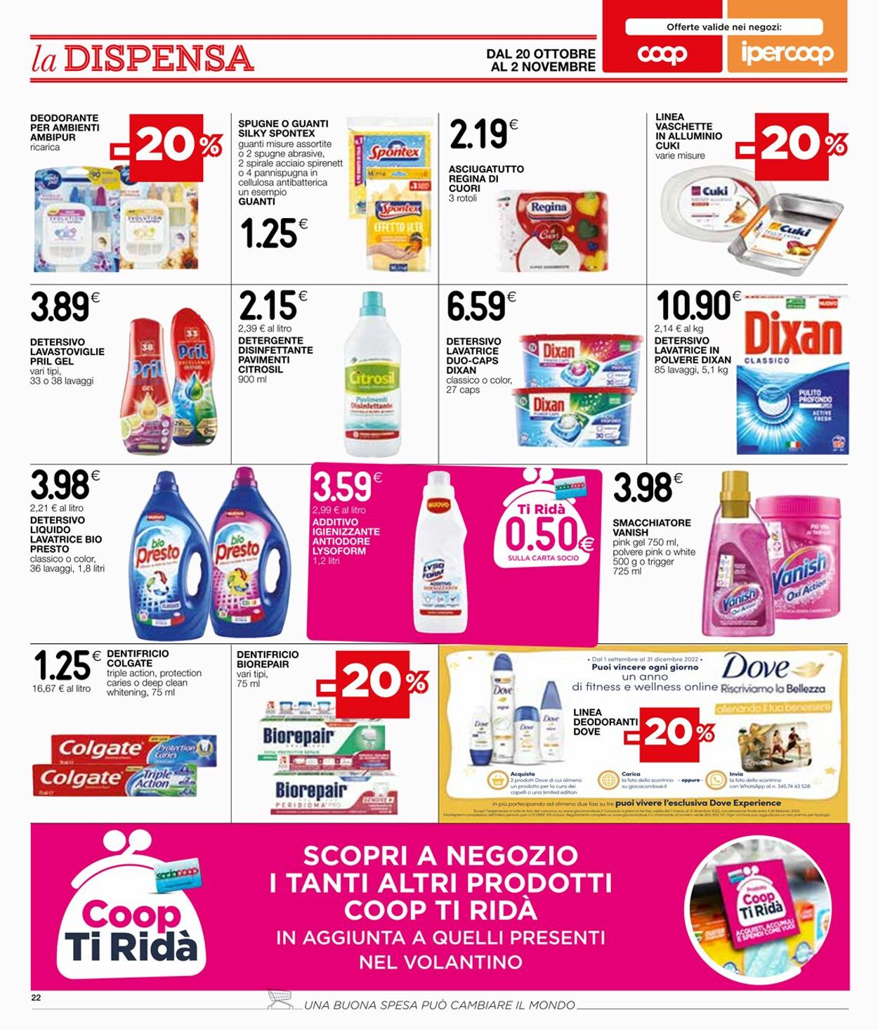 Volantino Coop 20.10.2022 - 02.11.2022