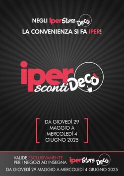 Volantino Deco 29.05.2025 - 05.06.2025