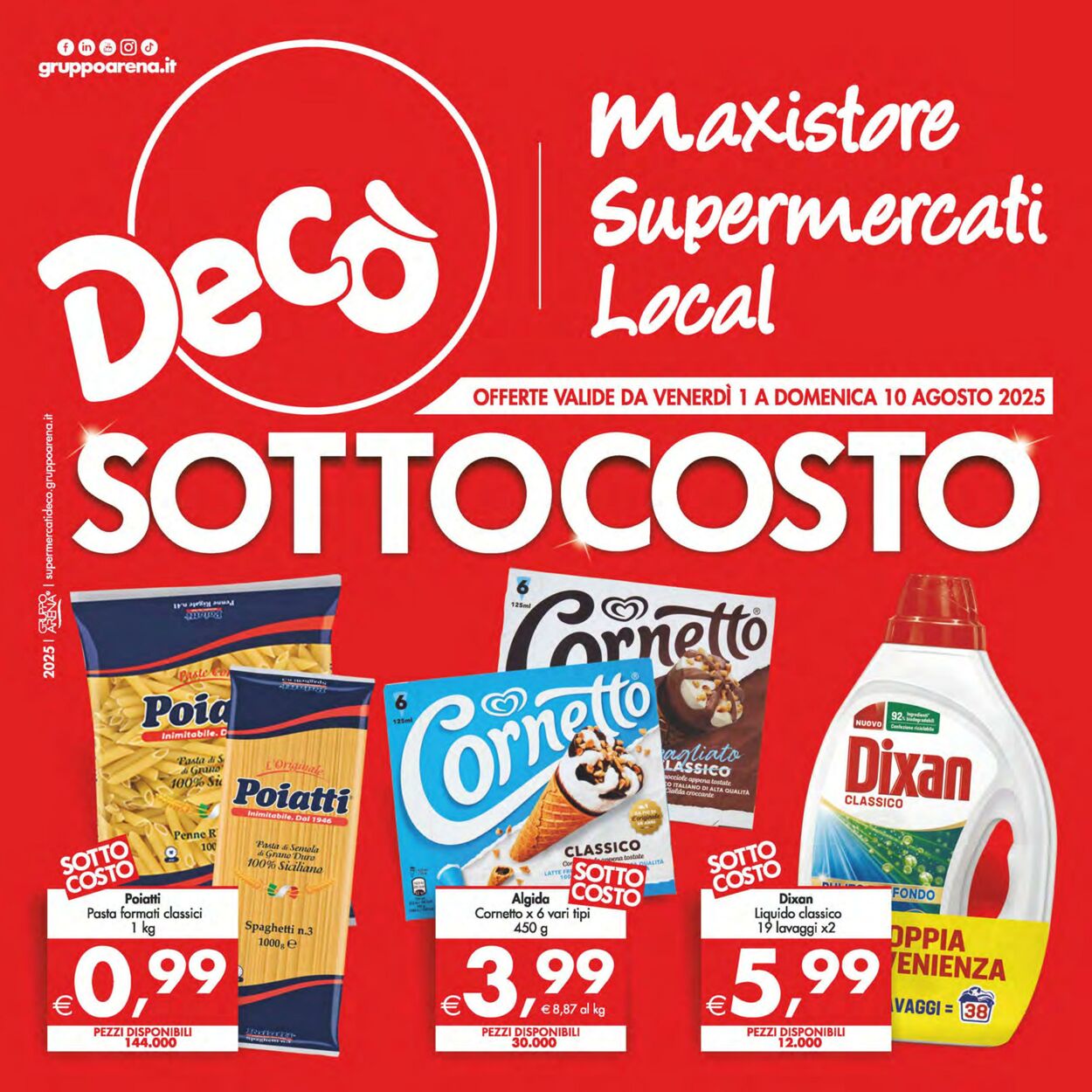 Volantino Deco 01.08.2025 - 11.08.2025