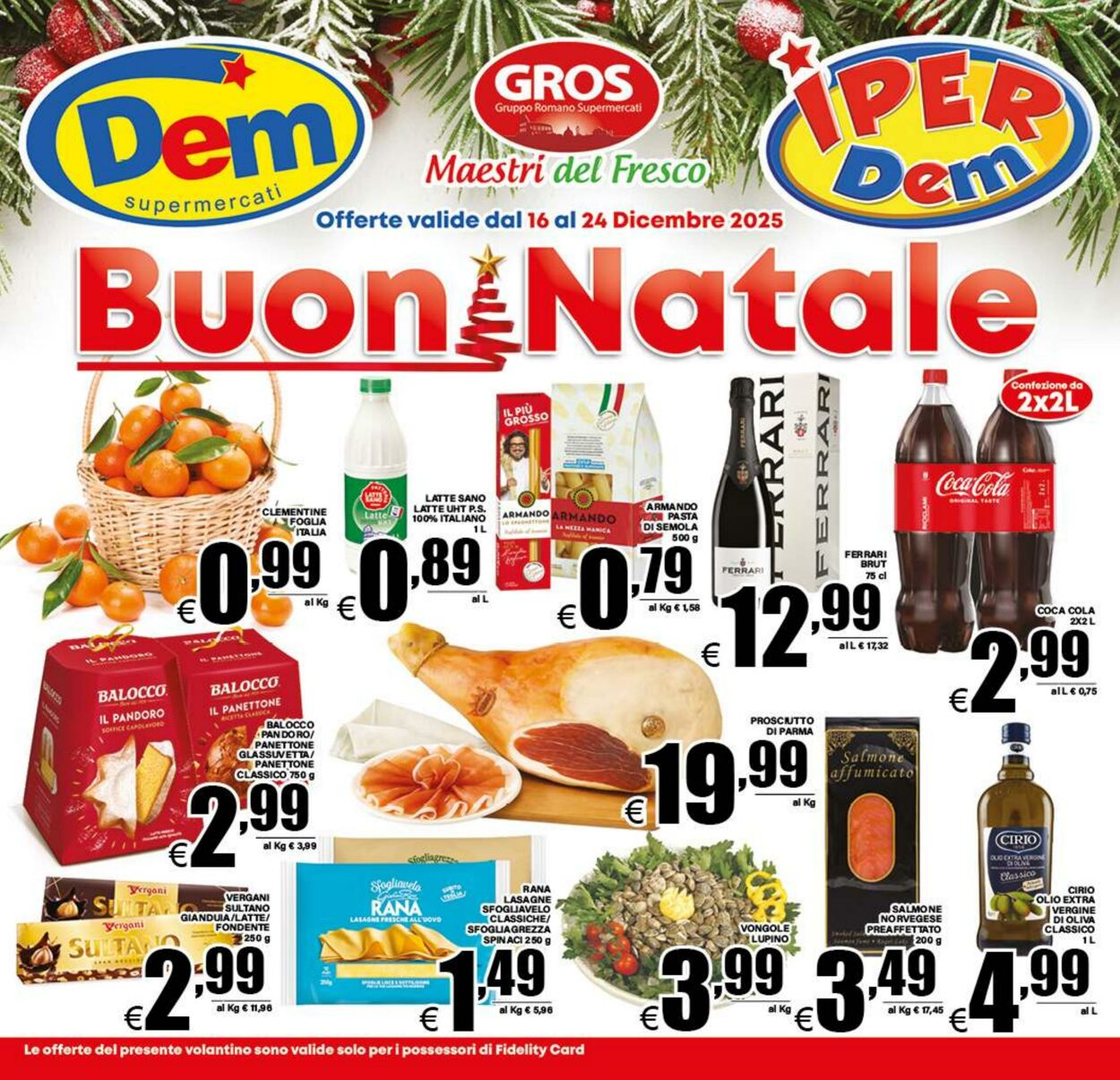 Volantino Dem 16.12.2025 - 24.12.2025
