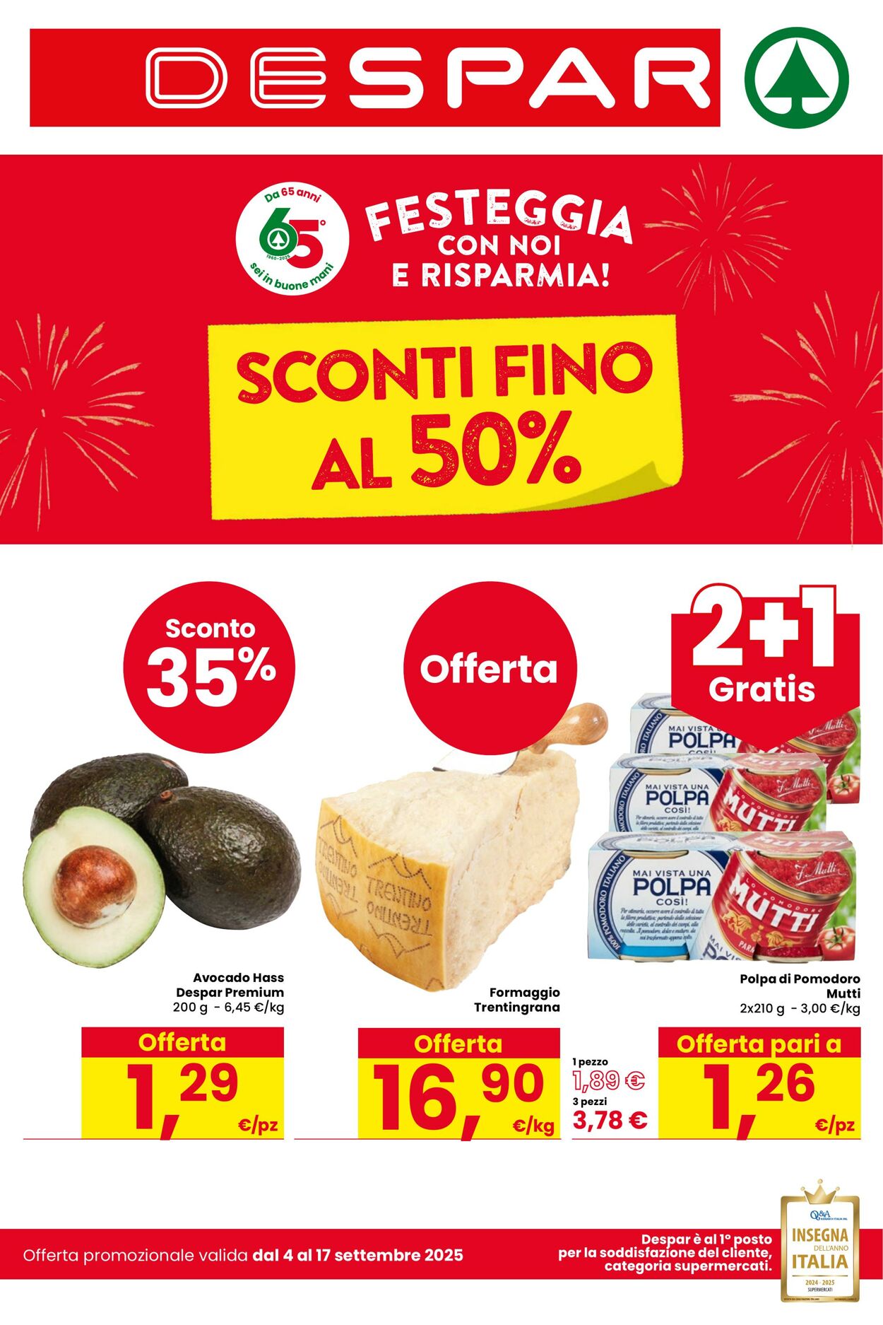 Volantino Despar 04.09.2025 - 17.09.2025