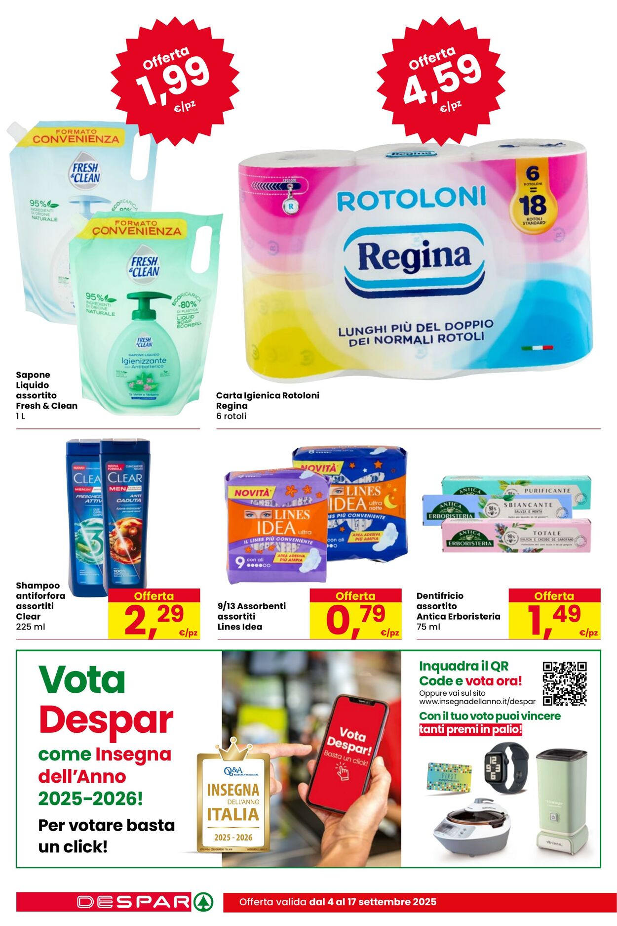 Volantino Despar 04.09.2025 - 17.09.2025