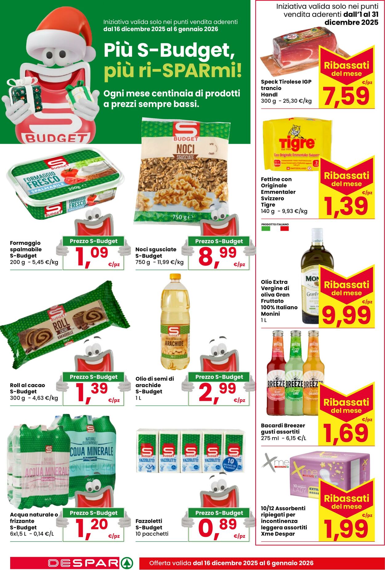 Volantino Despar 16.12.2025 - 06.01.2026