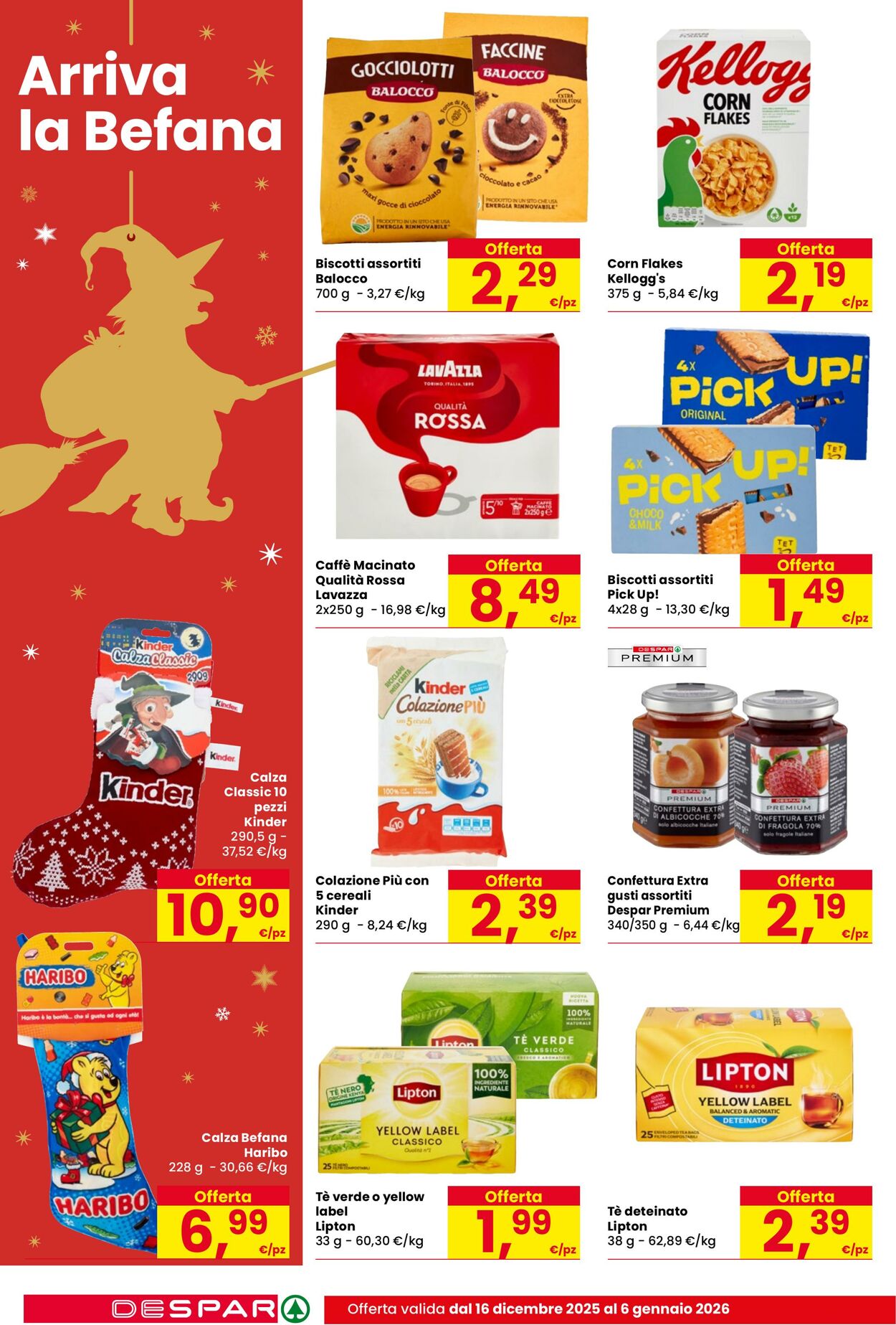 Volantino Despar 16.12.2025 - 06.01.2026
