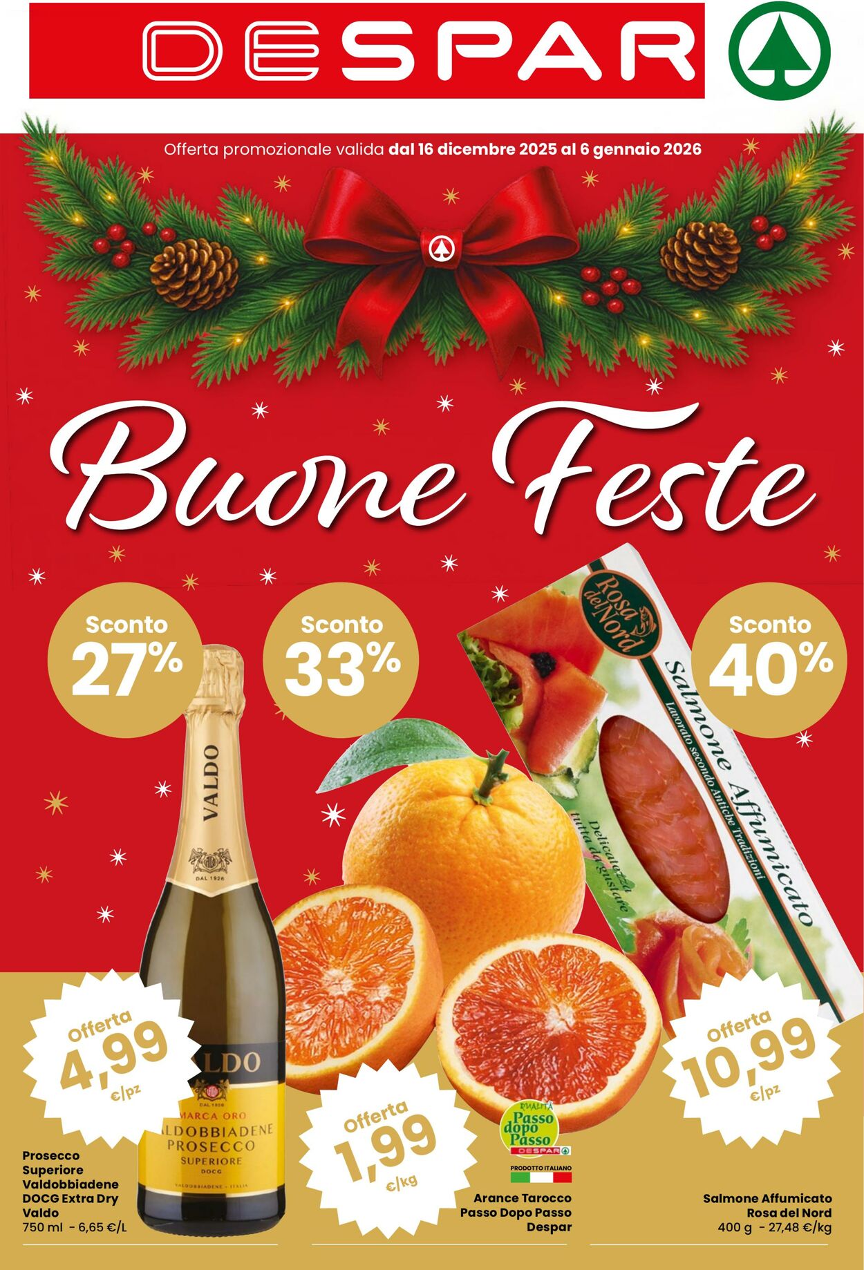 Volantino Despar 16.12.2025 - 06.01.2026