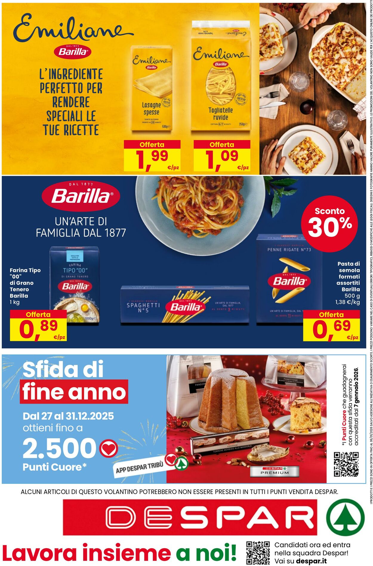 Volantino Despar 16.12.2025 - 06.01.2026
