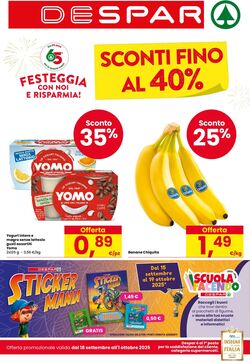 Volantino Despar 18.09.2025 - 01.10.2025